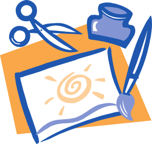 Artwork Paintbrush Scissors And Glue.png